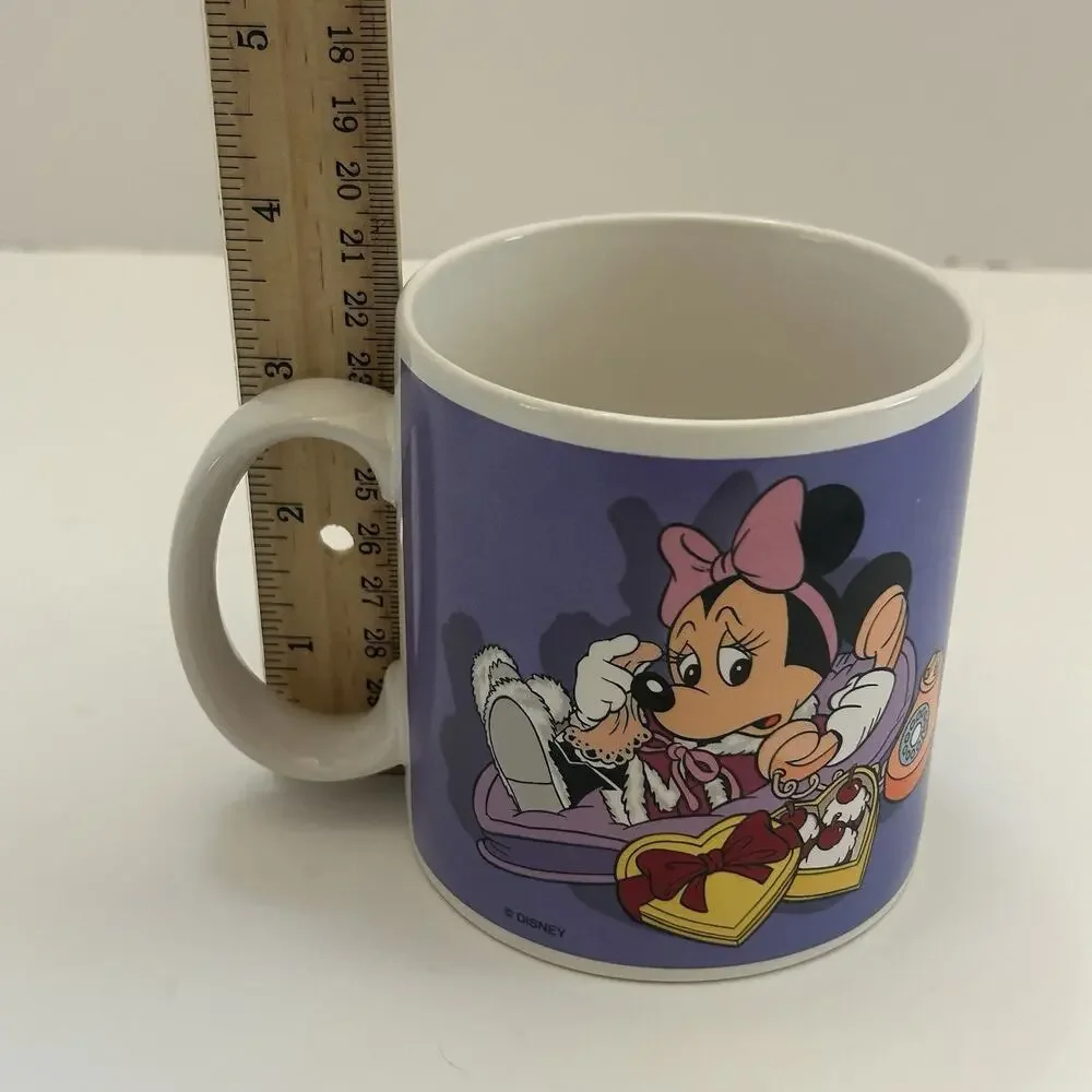 1987 Disney Applause Coffee Mug Mickey & Minnie Mouse 
